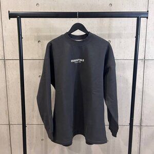 Fear of God Essentials Relaxed Crewneck Sweatshirt Iron - Deadstock